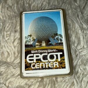 Disney Epcot Center playing cards vintage